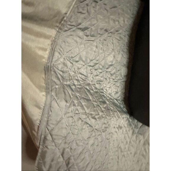 British Mist Women's Green Long Double Breasted Belted Trench Coat Size 9/10 - Picture 3 of 10